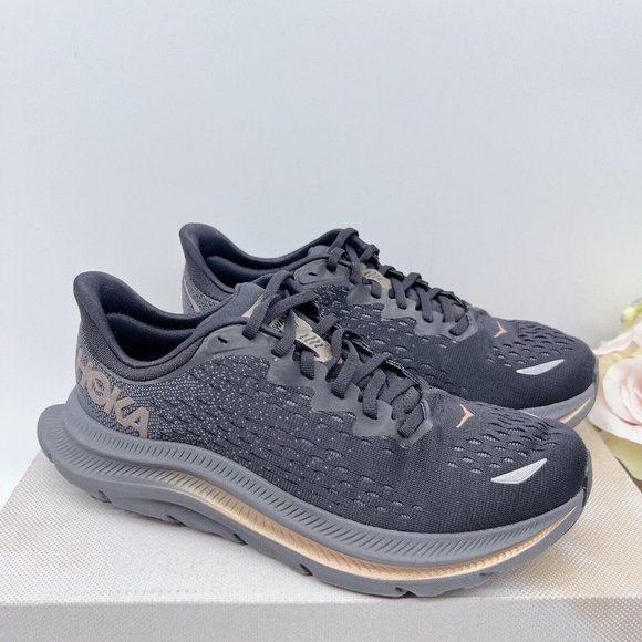 Hoka One One Kawana Running Shoe Sneaker Black / Copper Womens Size US 8.5